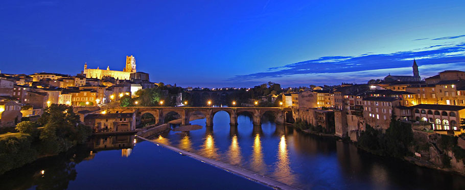 Le pont vieux d'Albi par Loïc Bourniquel